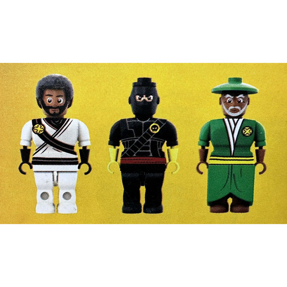 Make-It Blocks Figures SUPER HEROES SPACE PIRATES SAMURAI Set 4/ Pieces‎ 12 NEW - Picture 9 of 12